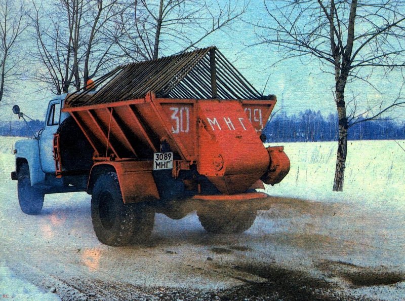 ГАЗ 53 пескоразбрасыватель