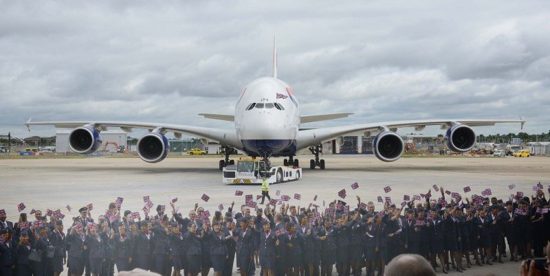 Эрбас а380 в Пулково