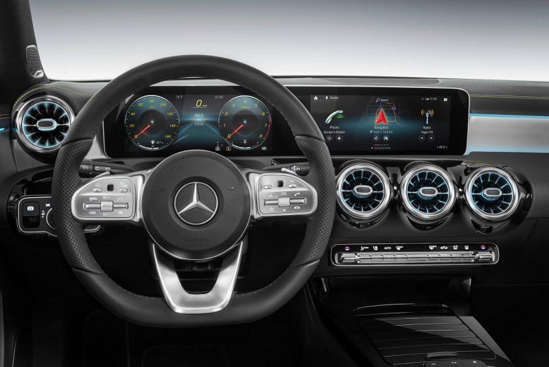 Mercedes Benz приборная панель 2020