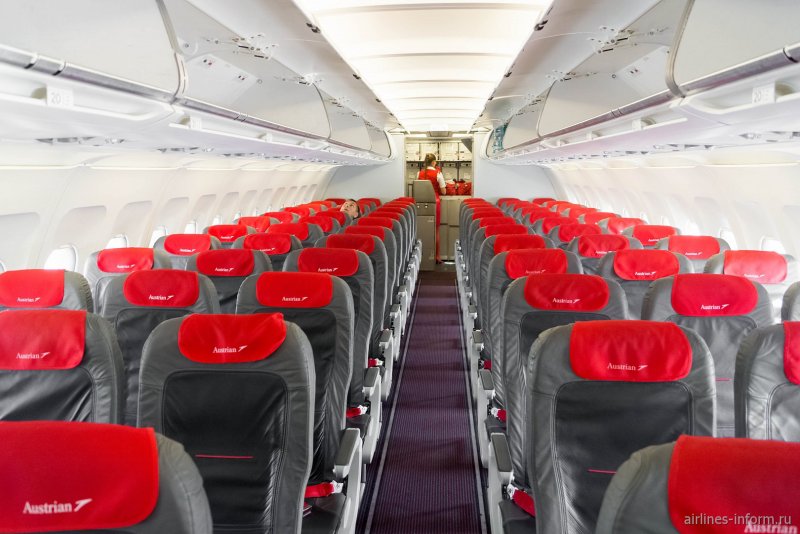 Airbus a320 Уральские авиалинии салон