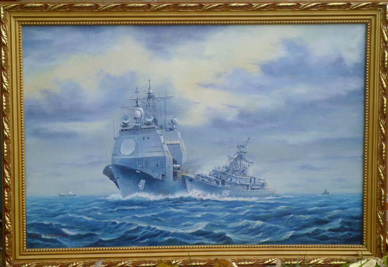 Художник-маринист Андрей Лубянов-картины