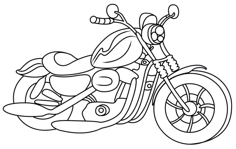 Раскраска мотоцикл Honda cbr1000rr