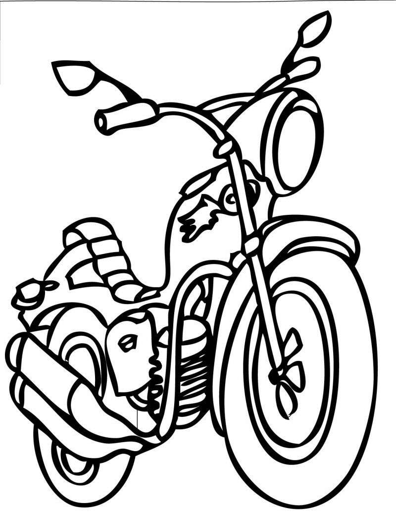 Honda VFR 750 рисунок