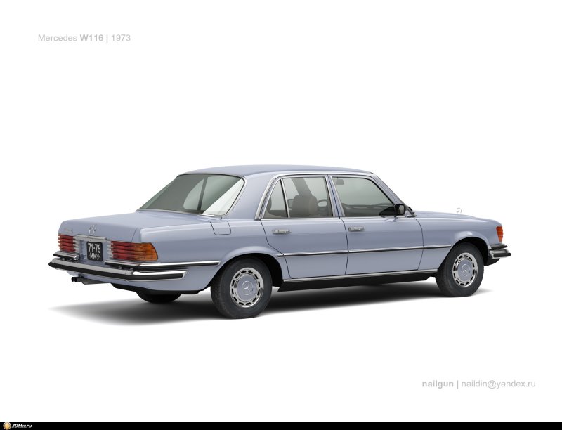 Mercedes-Benz w116 Владимира Высоцкого