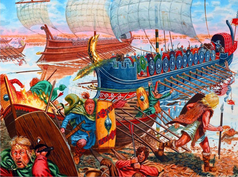 Карфаген и Рим Морское сражение