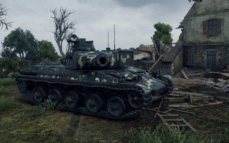 AMX ELC bis вид сверху