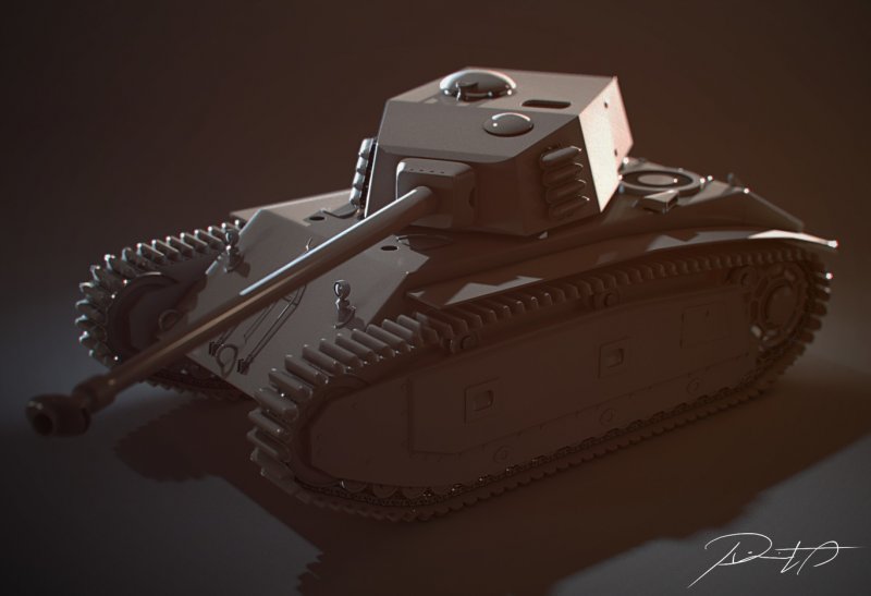 Arl44 France Heavy Tank модель
