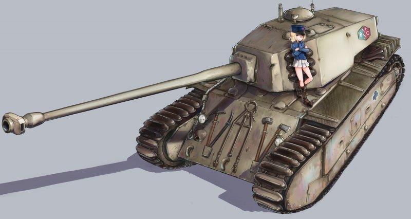 Girls und Panzer танк ARL 44 BC Freedom
