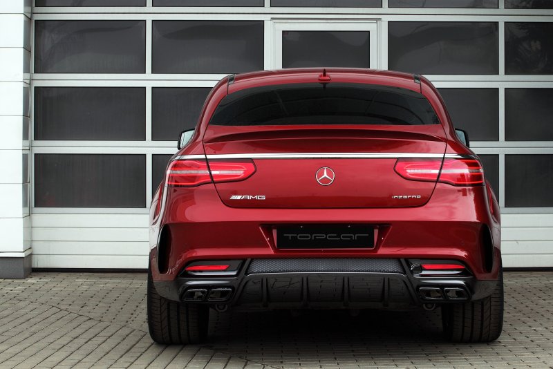 Мерседес GLE AMG Coupe Red