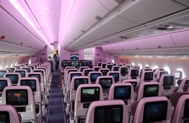Airbus a350 салон