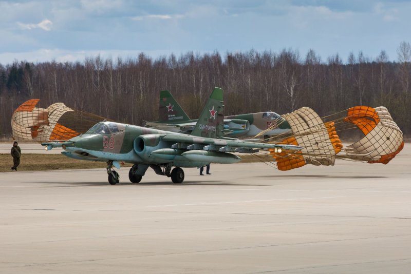 Су-25 посадка