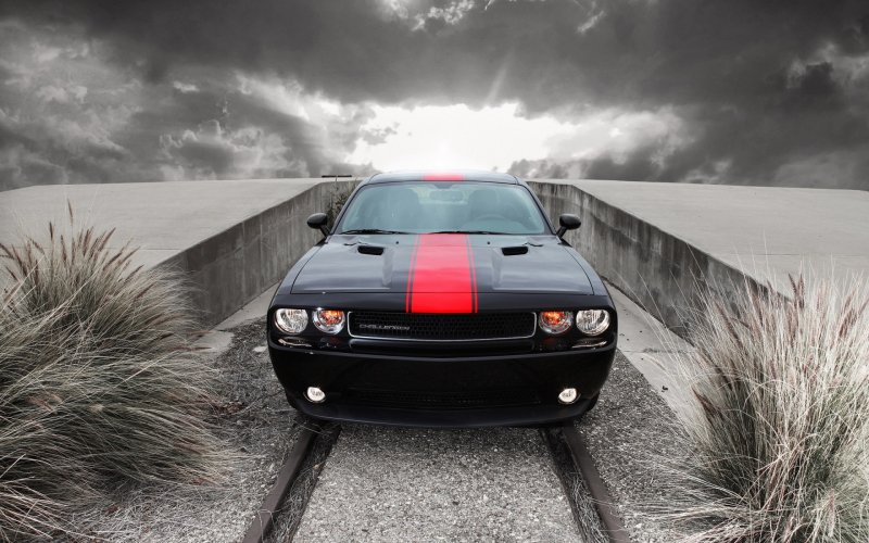 Dodge Challenger 4к