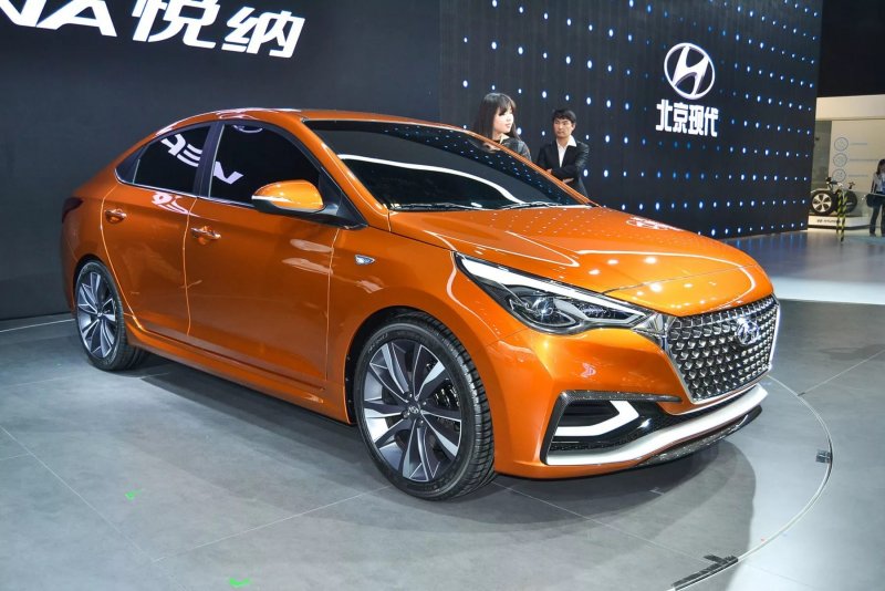 Hyundai Solaris 2018 Blue