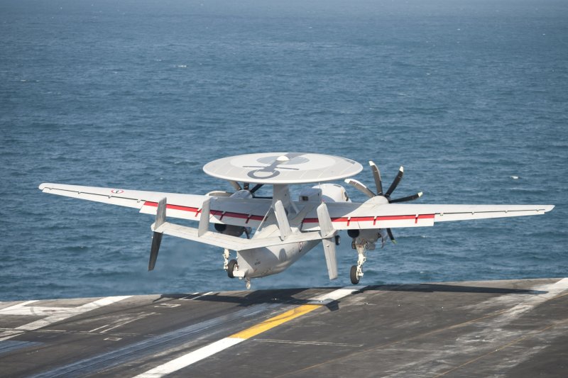 E-2c Hawkeye on the Carrier Deck