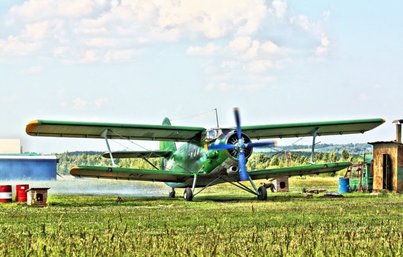 АН 2 кабина салон