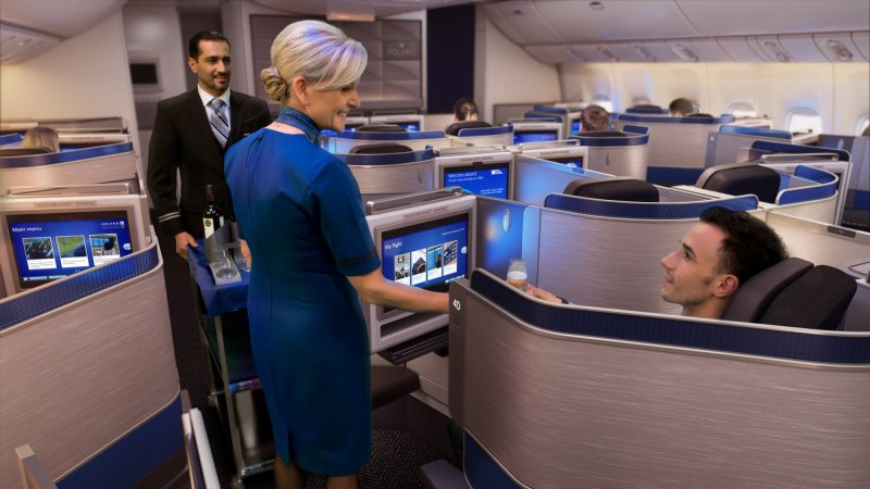 United Airlines New Business class