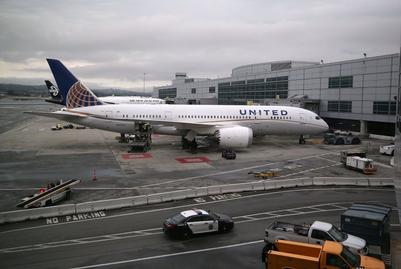 Самолёт авиакомпании United Airlines