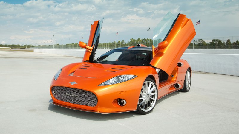 Spyker c8 Aileron желтый