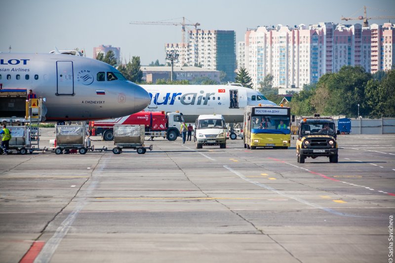 Перрон аэропорта Ростова