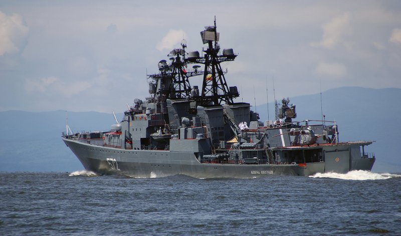 Противолодочный корабль ТОФ "Адмирал Виноградов