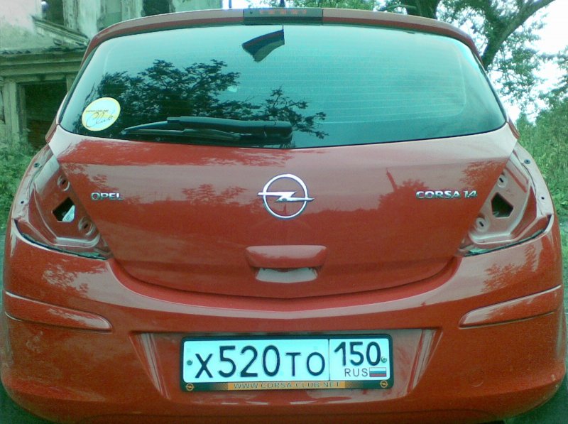 Opel Corsa d сзади 2008