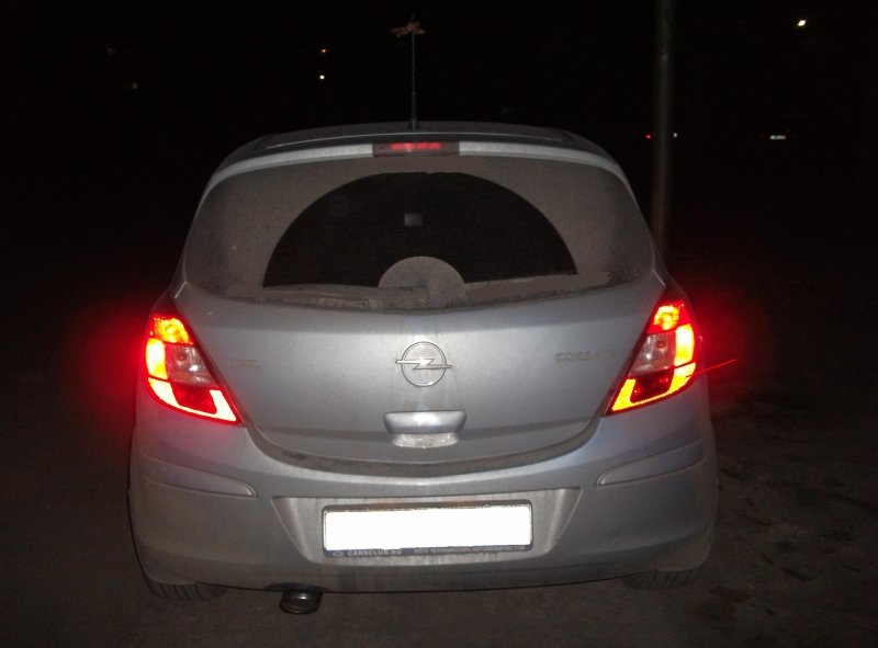 Задние лампочки Opel Corsa d