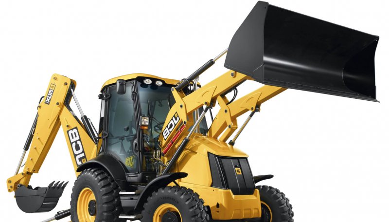 Трактор JCB вектор