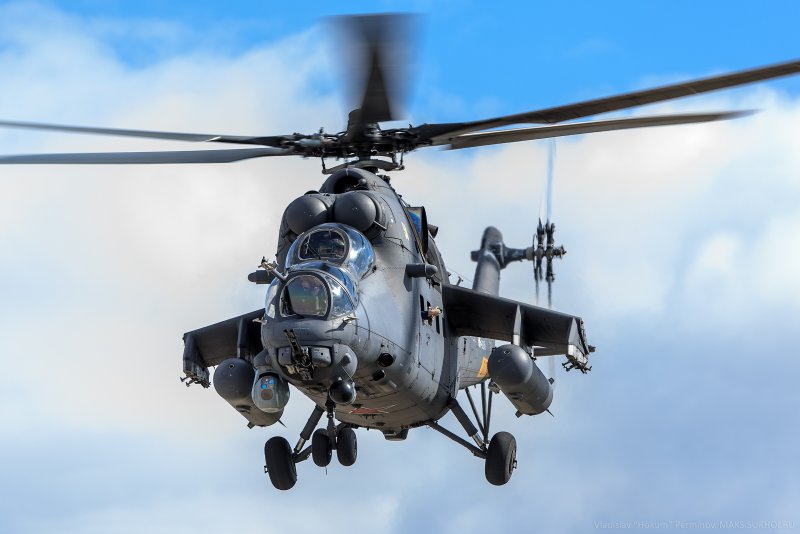 Ми-35мс армейский ударный вертолёт