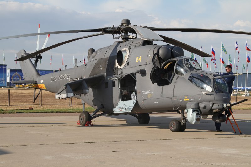 Вертолет ми 35 пушка