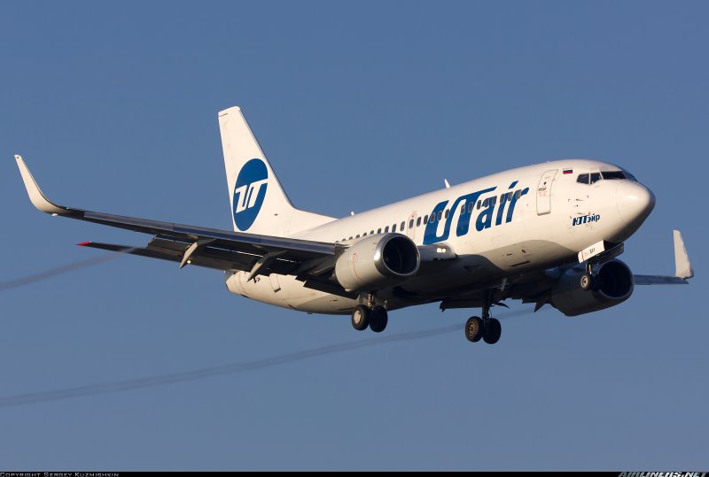 Боинг 737-800 ЮТЭЙР салон