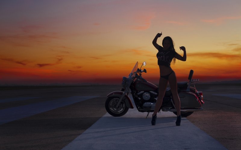 Yamaha r6 Sunset