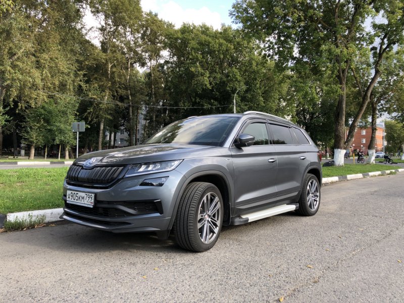 Skoda Kodiaq белый