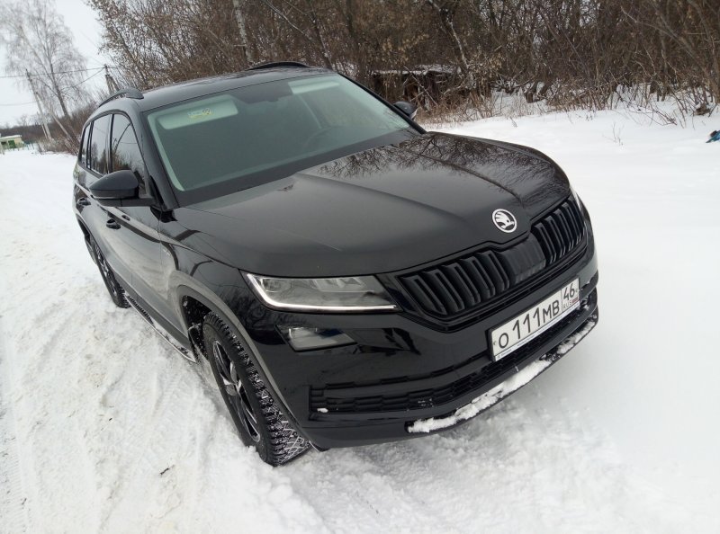 Skoda Kodiaq RS чёрный