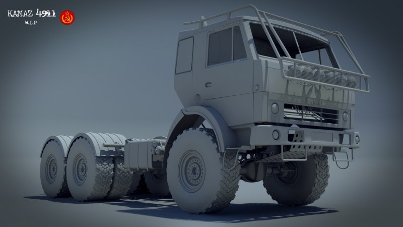 3d model КАМАЗ-43118