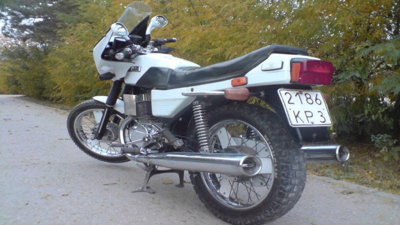 Ява 350 задранная