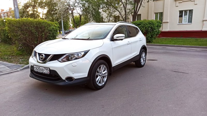 Nissan Qashqai 2014 белый