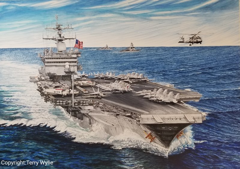 Нимиц авианосец винты