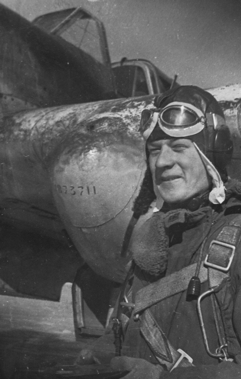 Летчик в кабине ил-2