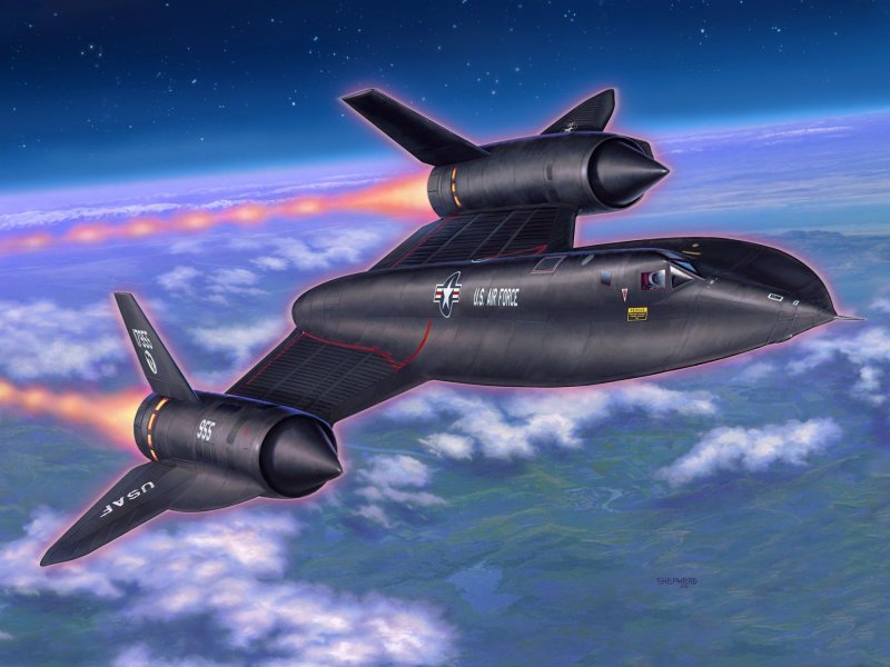 Самолет Lockheed SR-71 Blackbird