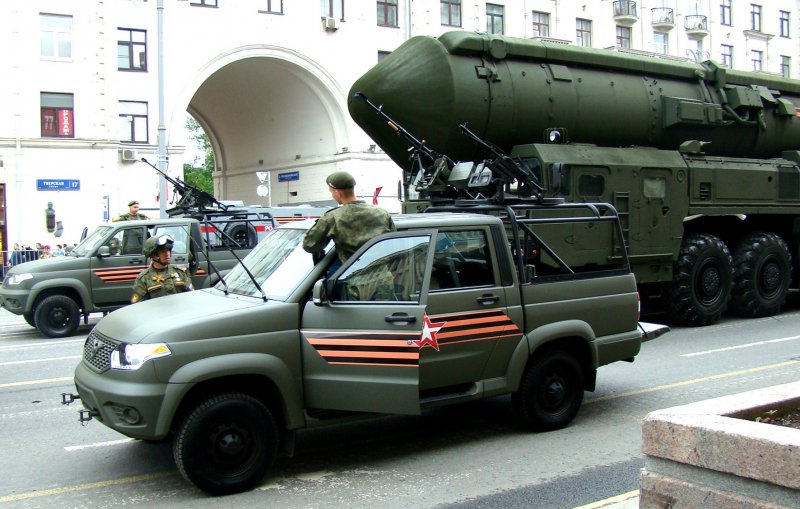 Военная техника России на параде