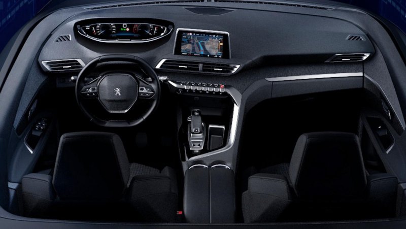 Монитор Пежо 3008 салон