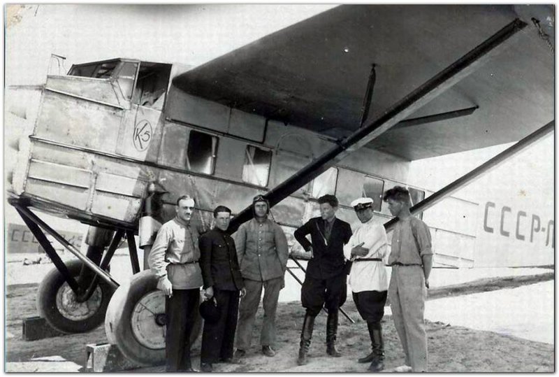1929 - Первый полёт пассажирского к-5 к.а. Калинина