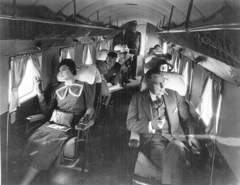 Салон самолета 1930 г