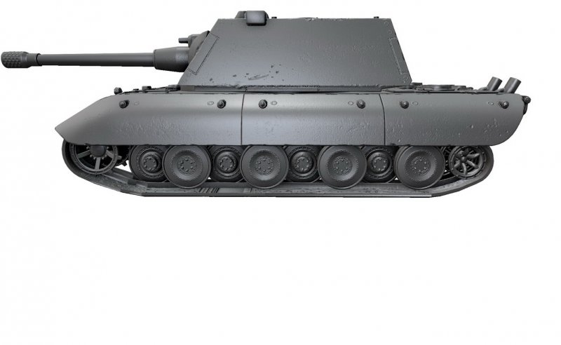 Танк Яга е 100 сбоку