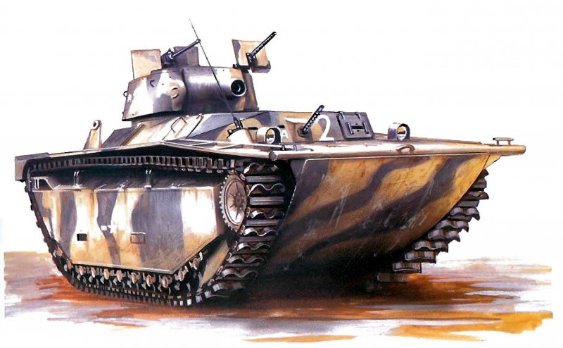 LVT-5 Amphibious Assault vehicles