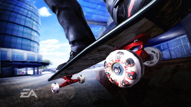 Электросамокат на черном фоне