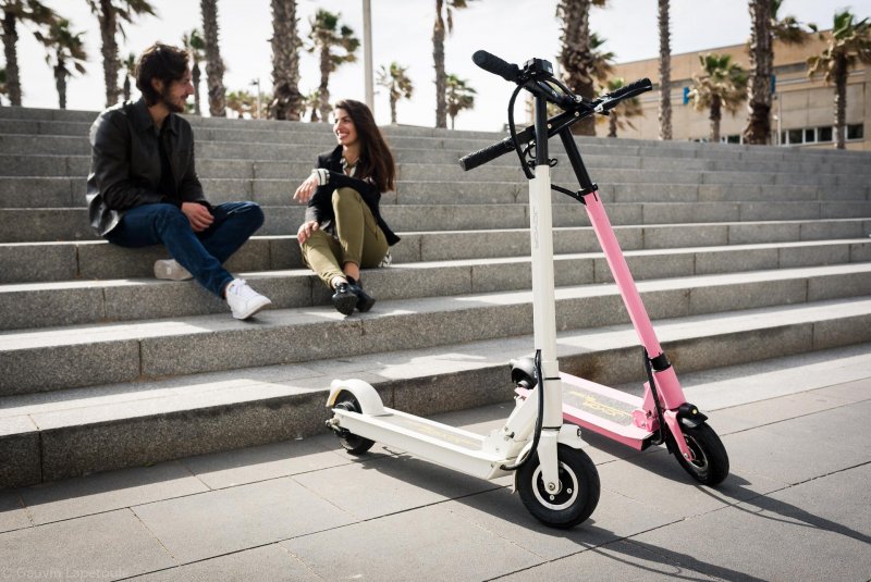 Рельсовый самокат