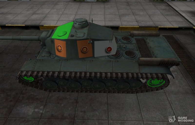 Танк FCM 50t чертеж