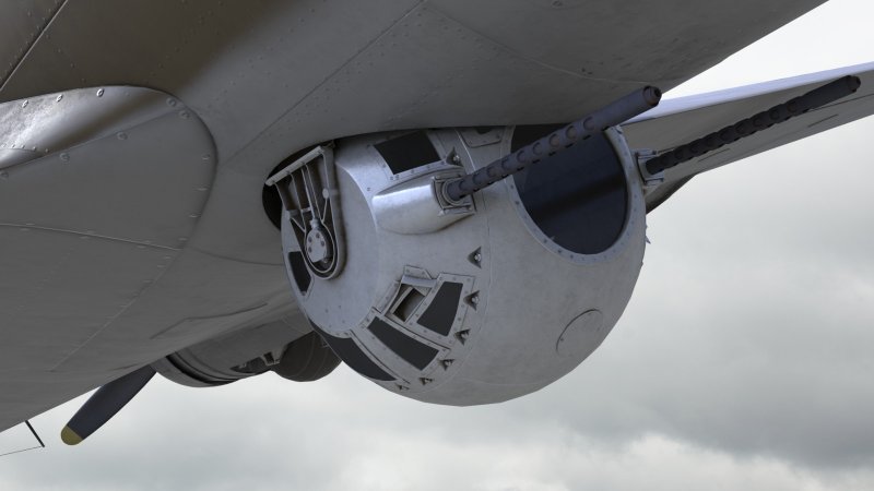 Подбитый б-17