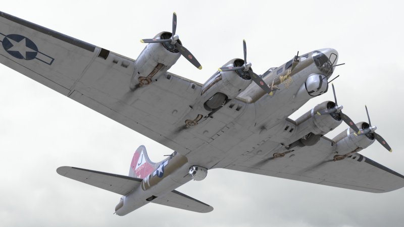 B17 самолет бомбардировщик